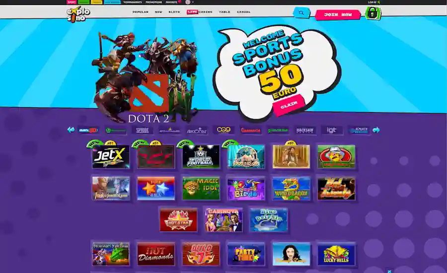 Explosino Casino Screenshot