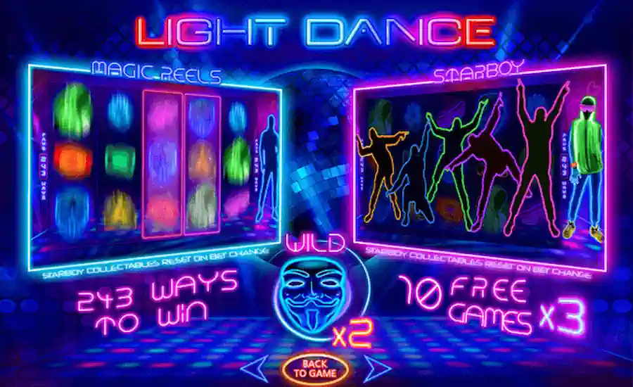 Light Dance bonus wild