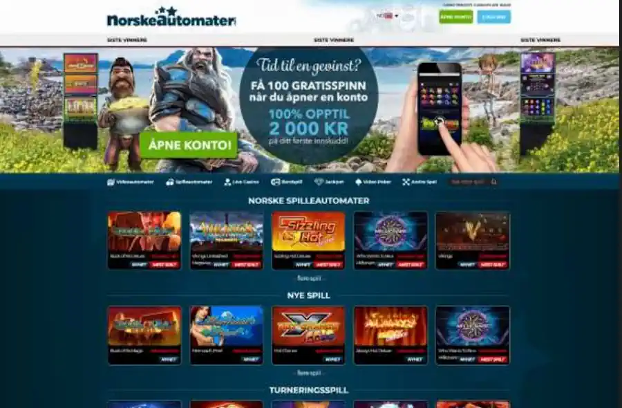 NorskeAutomater Casino Screenshot