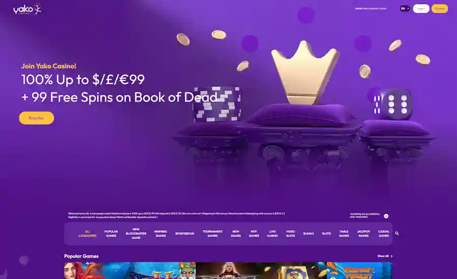 Yako Casino Screenshot