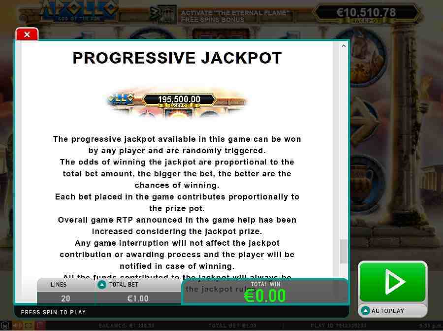 Progressive Jackpot