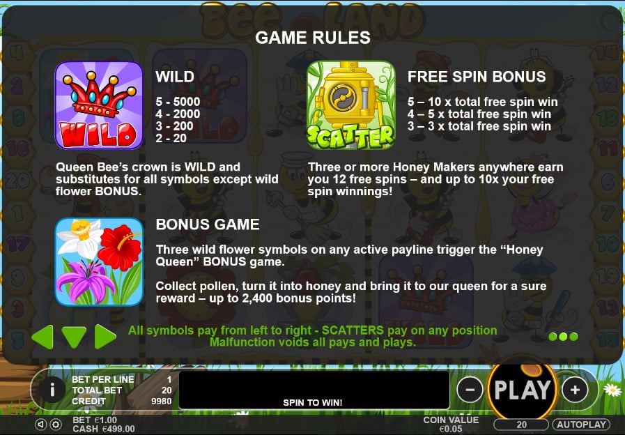 Bonus Symbols Features