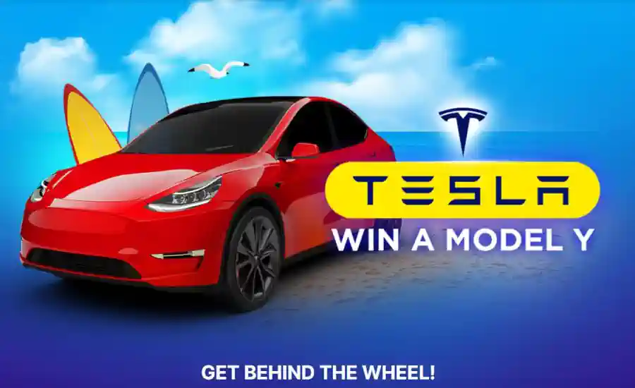 Bitstarz Tesla Model 3 giveaway