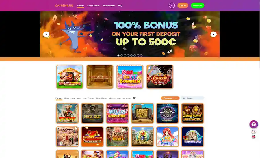 Cashimashi Casino Screenshot