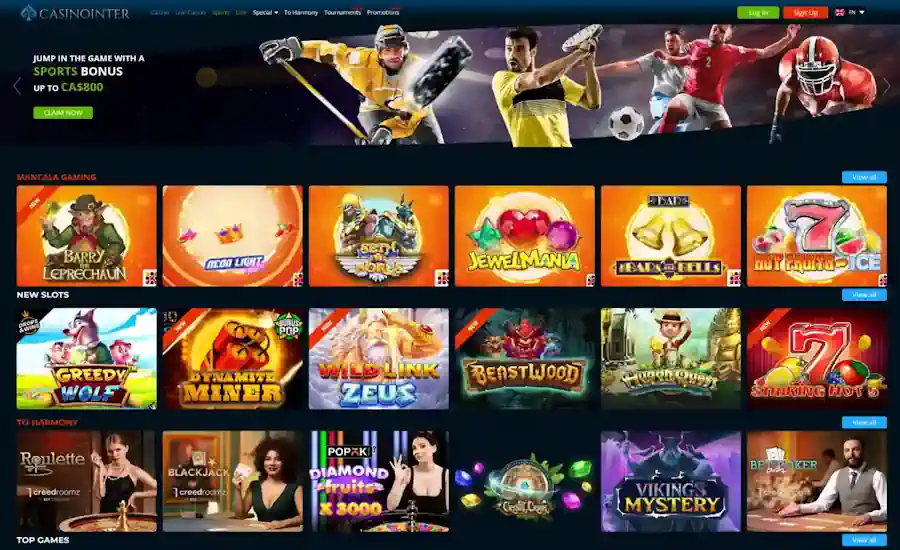 Casinointer Screenshot