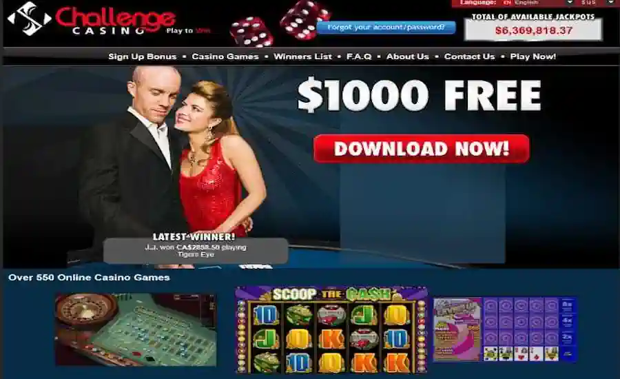 Challenge Casino Screenshot