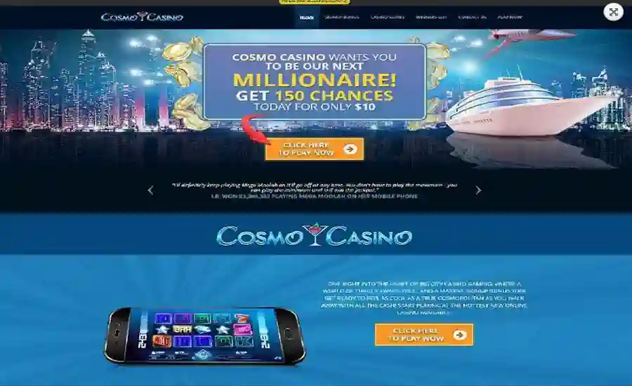 Cosmo Casino Screenshot
