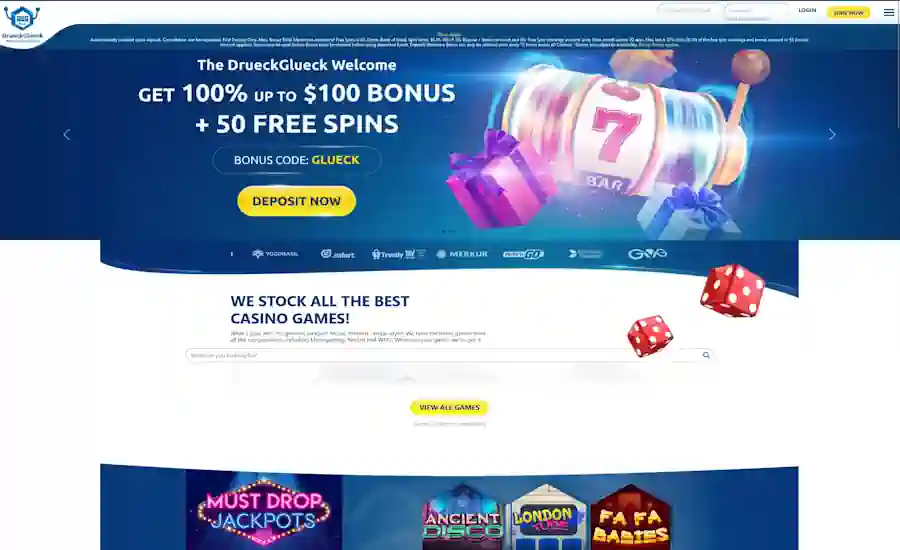 DrueckGlueck Casino Screenshot