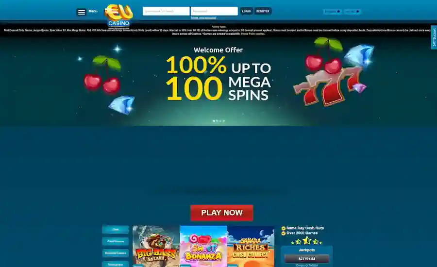 EU Casino Screenshot