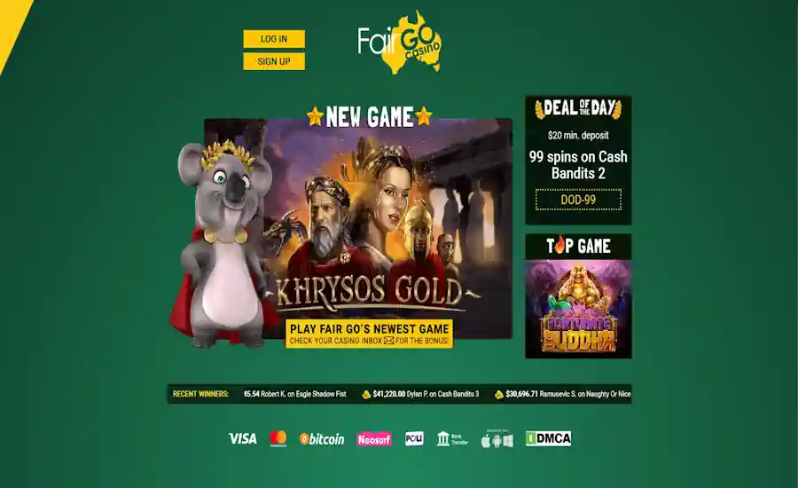 Fair Go Casino Screenshot