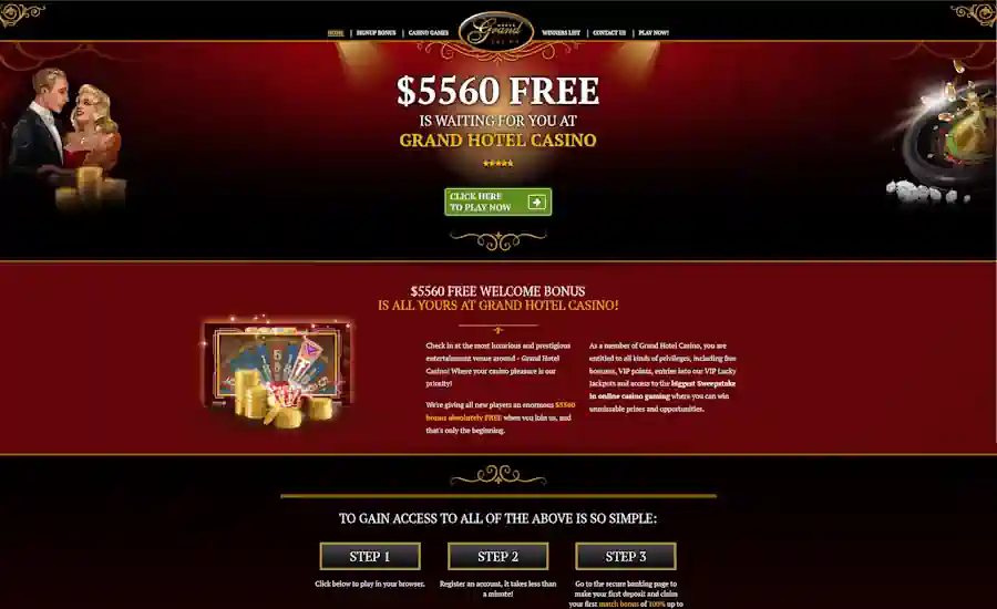 Grand Hotel Casino Screenshot