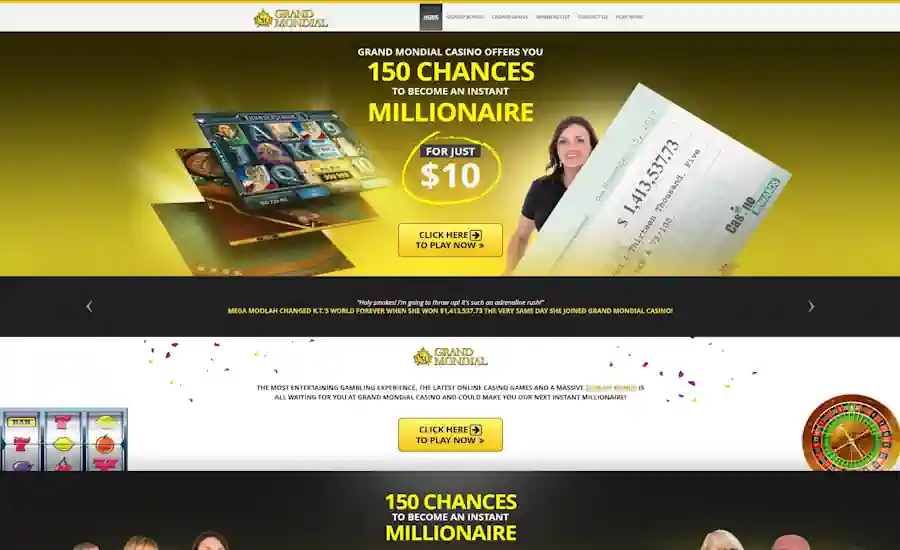 Grand Mondial Casino Screenshot