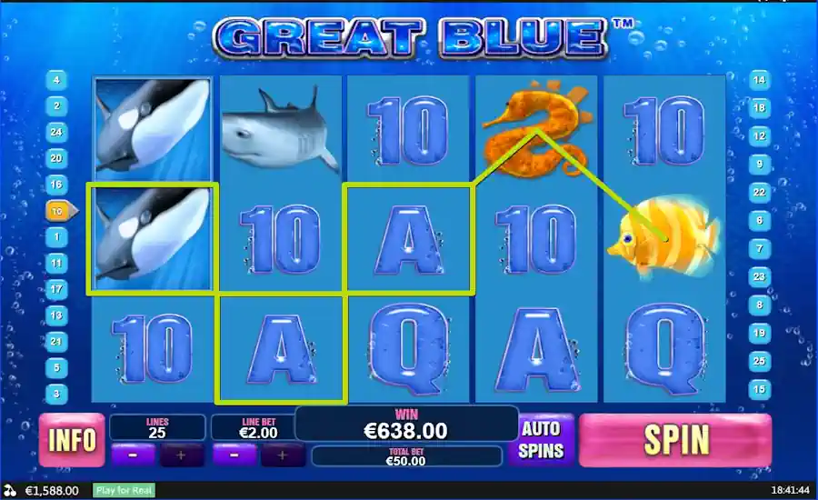 Great Blue Screenshot