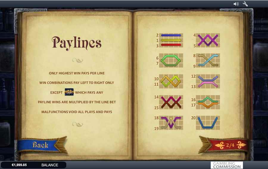 Halloween Fortune Winning PayLines