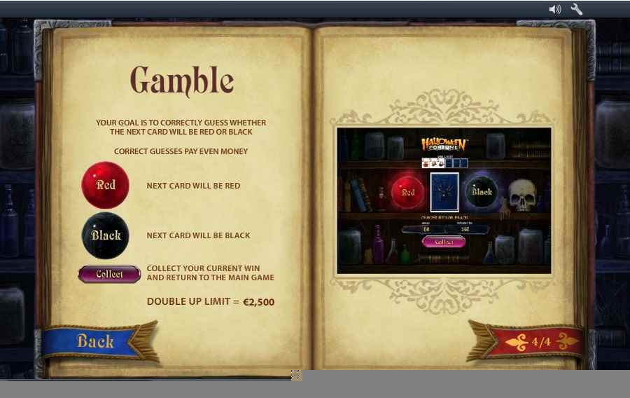 Halloween Fortune Gamble Feature