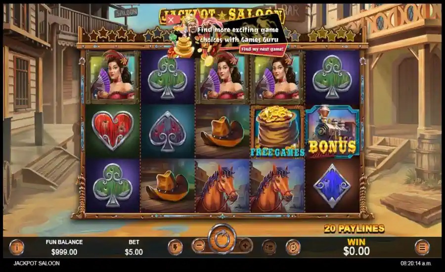 Jackpot Saloon Screenshot