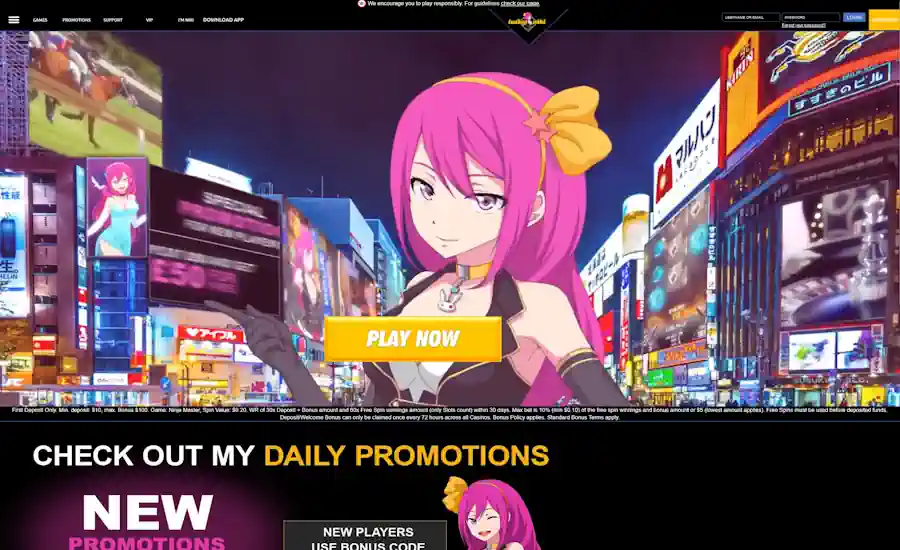 LuckyNiki Casino Screenshot