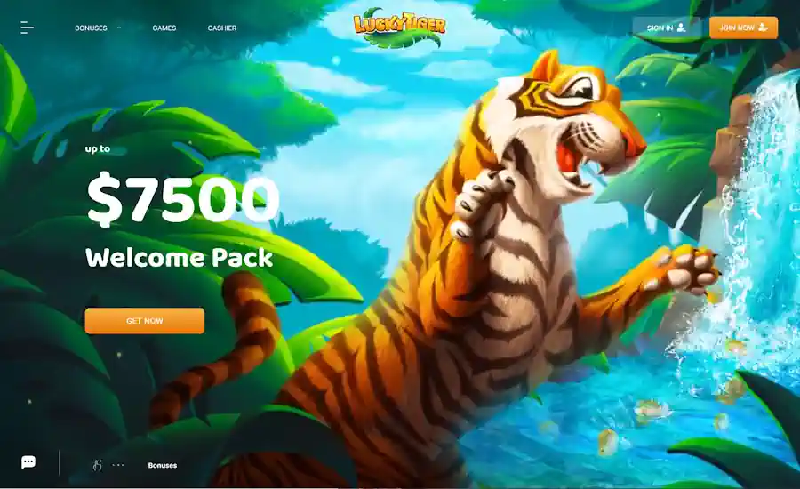 Lucky Tiger Casino Screenshot