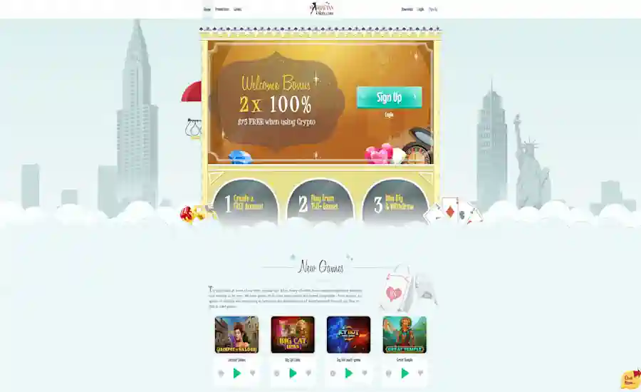 Manhattan Slots Casino Screenshot