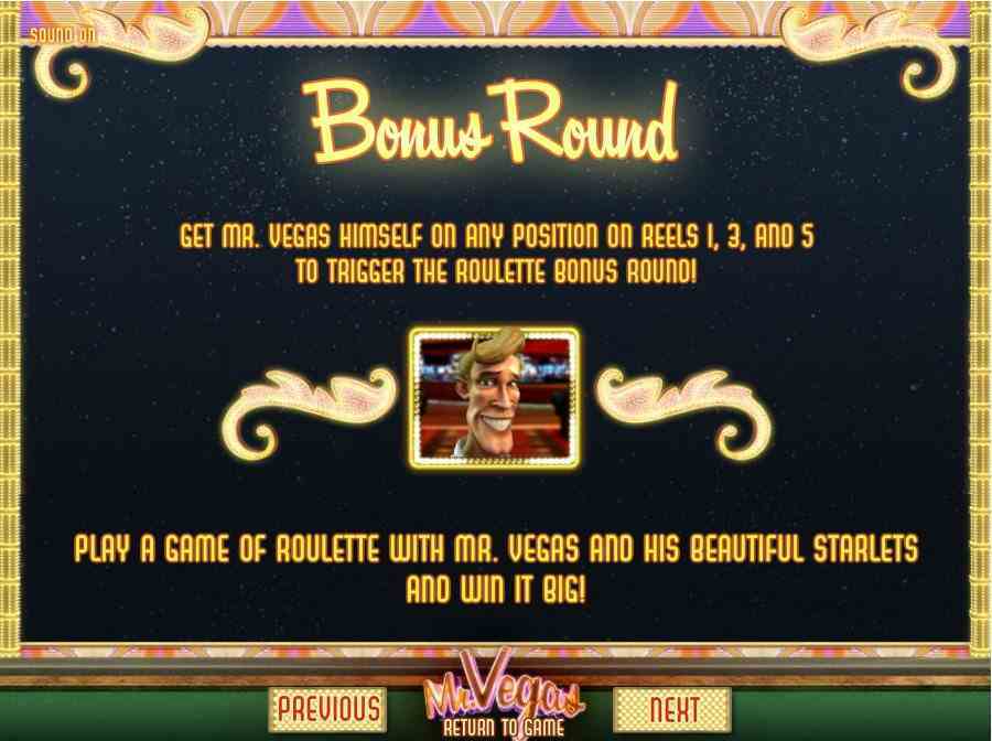 Bonus Round Feature Screesnhot