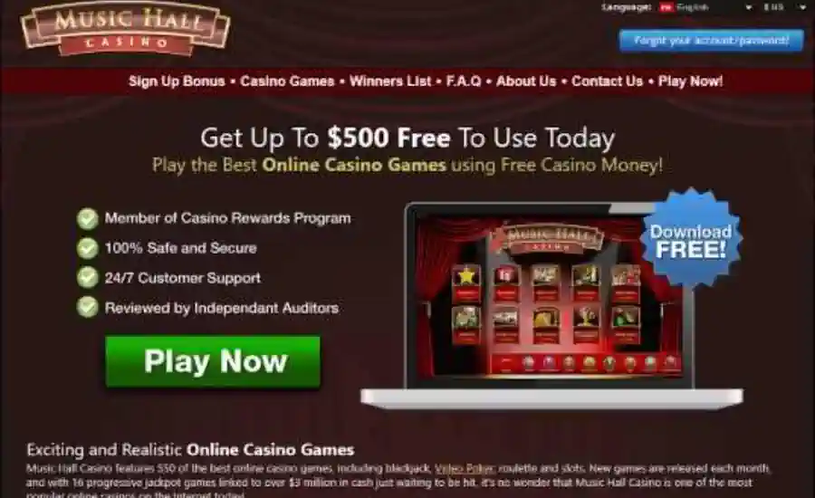 Music Hall Casino Screenshot