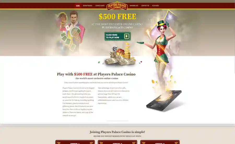 Players Palace Casino Screenshot