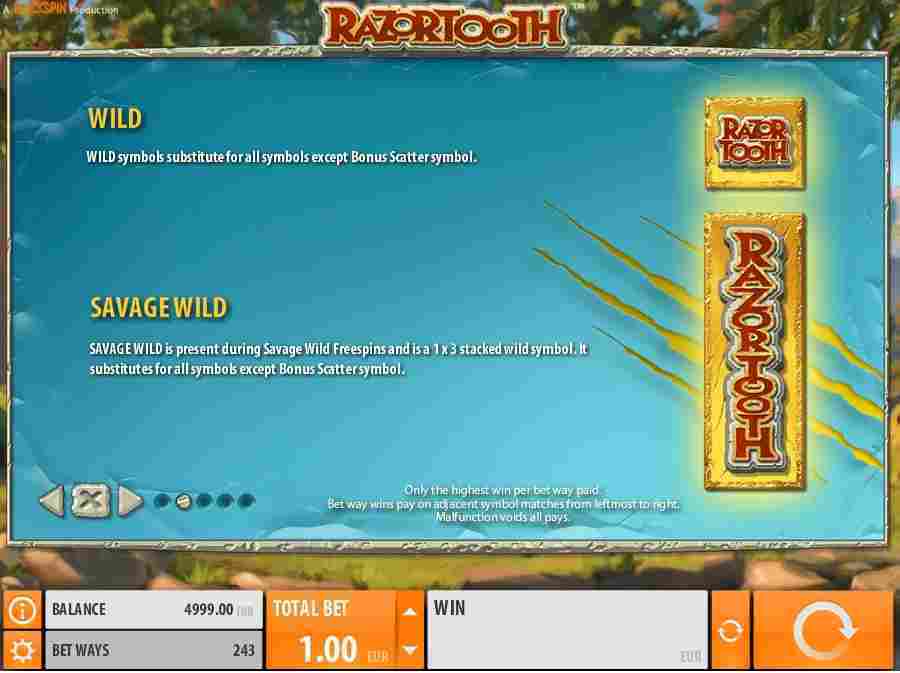 Wild & Savage Wild Bonus