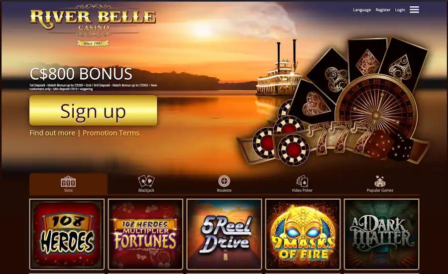 River Belle Casino Screenshot