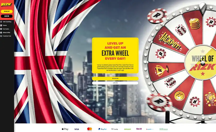 Rizk Casino Screenshot