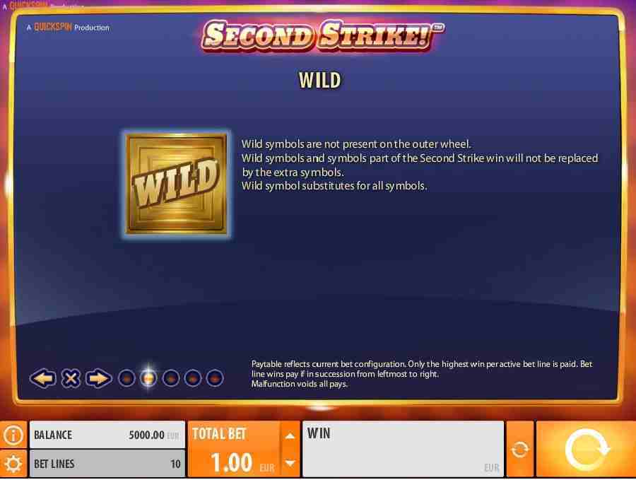 Second Strike Wild feature