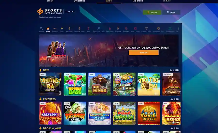 SIA Casino Screenshot