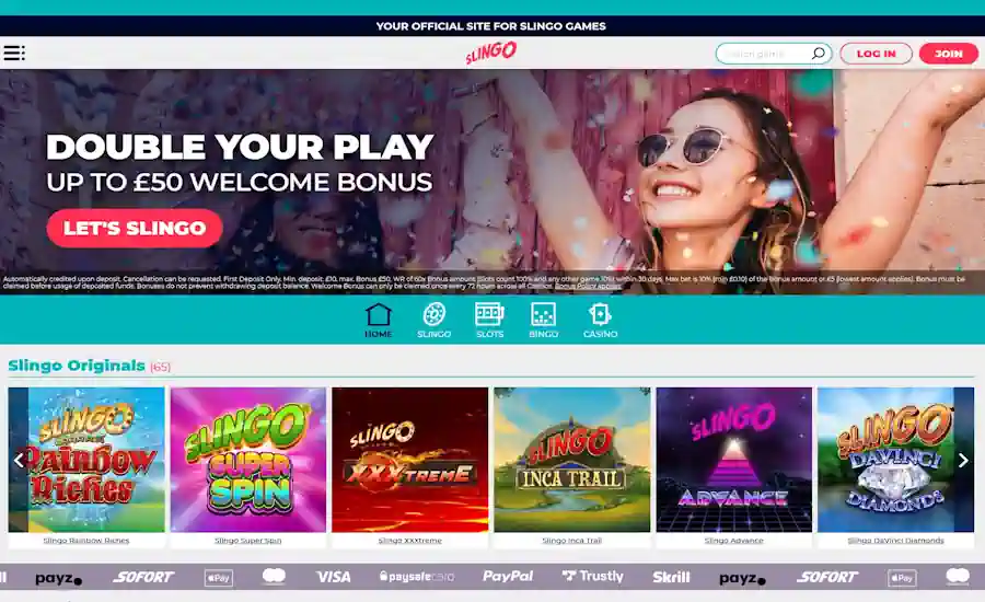 Slingo Casino Screenshot