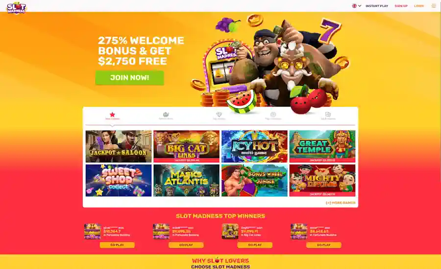 Slot Madness Casino Screenshot