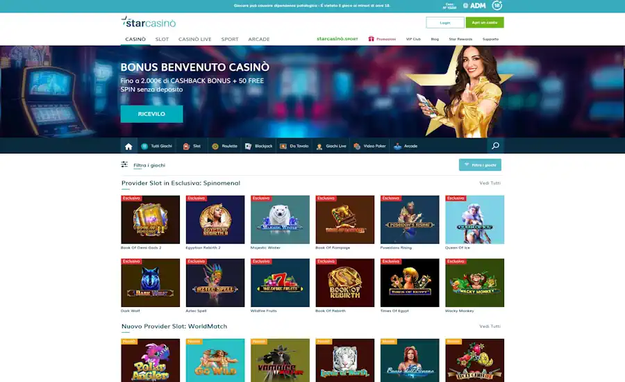 Star Casino Screenshot