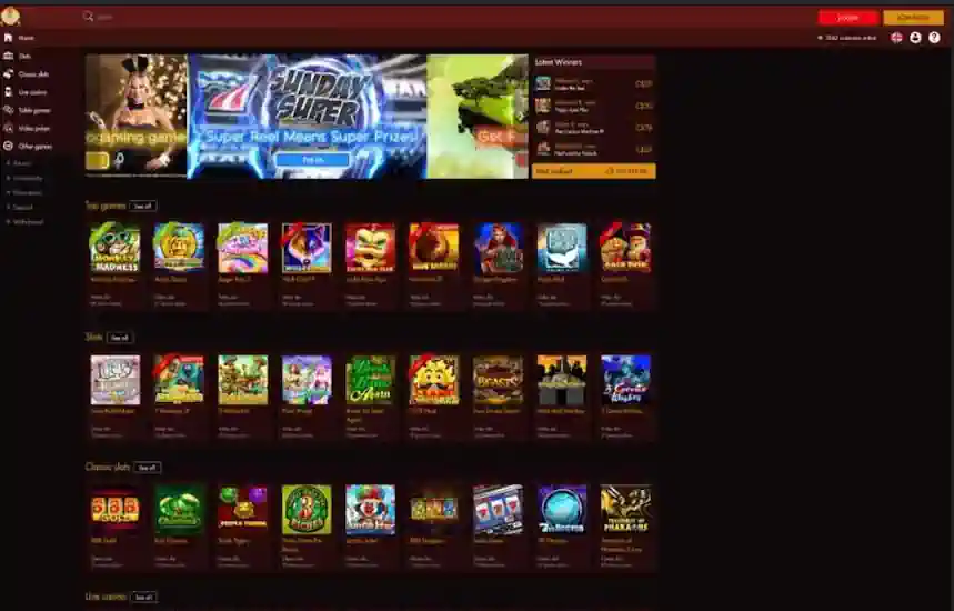 Thebes Casino Screenshot