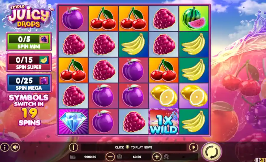 Triple juicy drops Screenshot