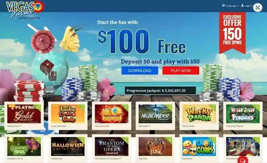 Vegas Palms Casino Screenshot