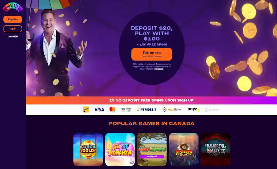 Wheelz Casino Screenshot