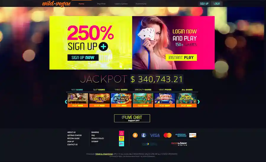 Wild Vegas Casino Screenshot