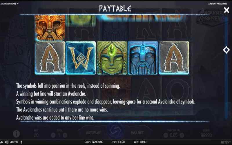 Asgardian Stones Avalanche-Feature