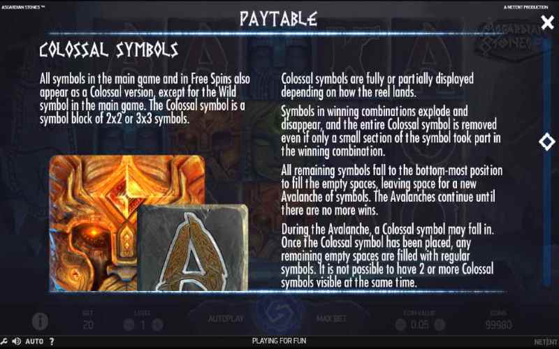 Asgardian Stones Colossal feature