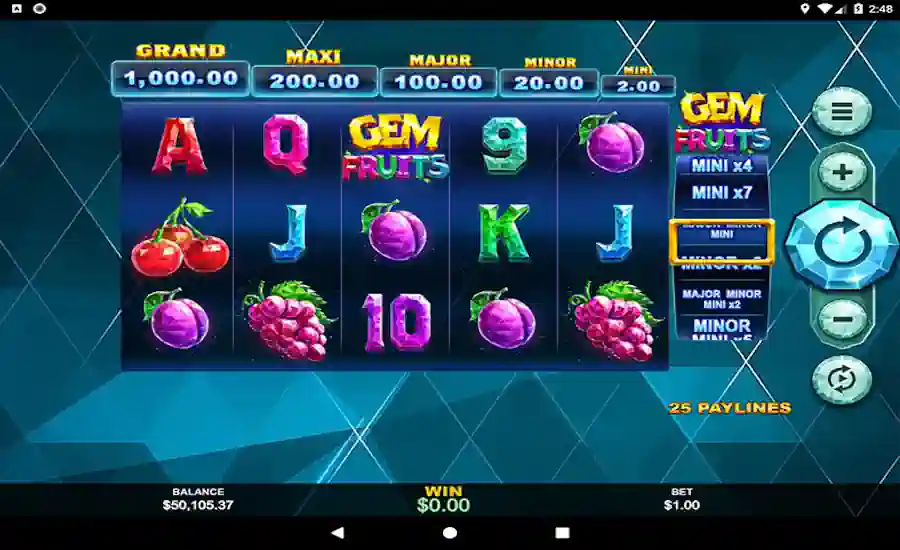 Gem Fruits Screenshot