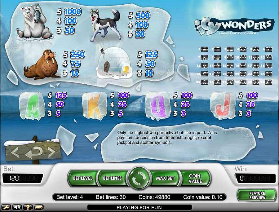 Icy Wonders Cards Payt able