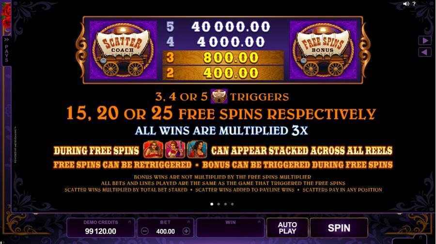 Pistoleras Symbol Free Spins Feature