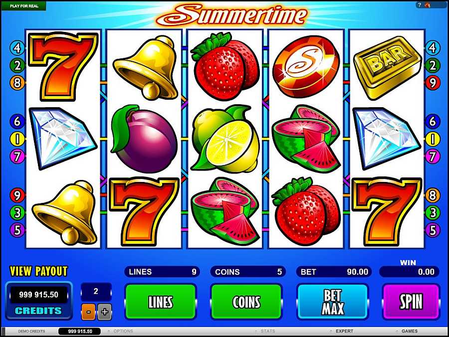 Summertime Main Slots