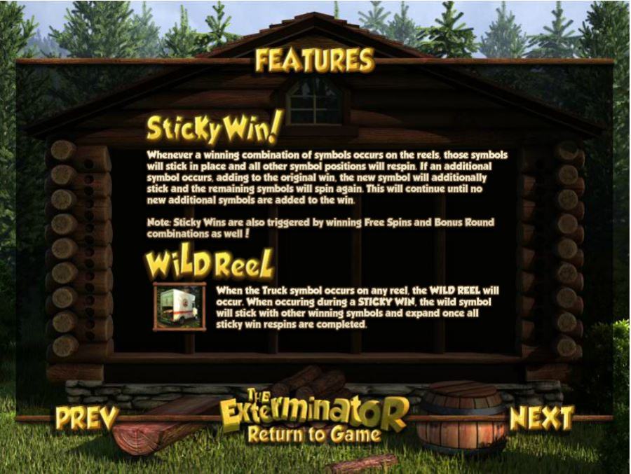 The Exterminator Bonus Features