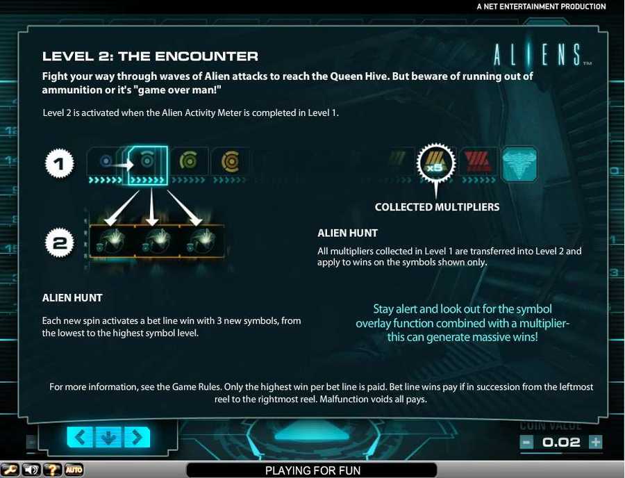 Aliens Level 2 The encounter