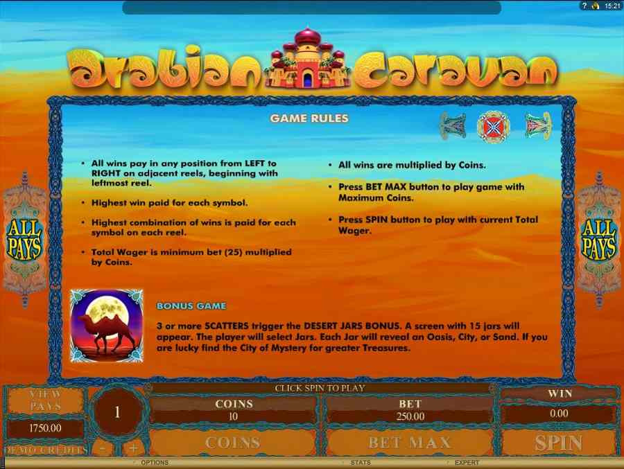 Game Rules Screen