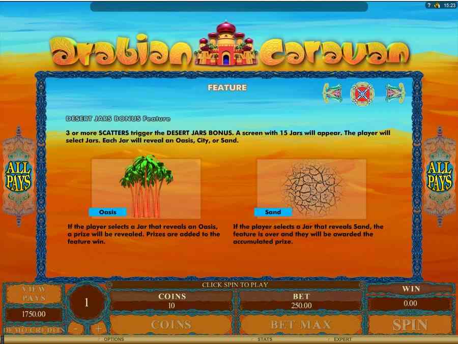 Desert Jars Bonus Features