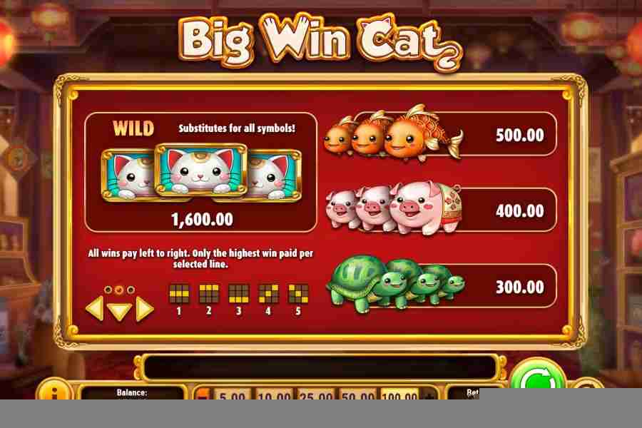 Symbol Paytable Screenshot